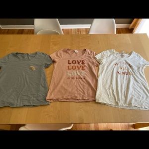 Three LC Lauren Conrad tees